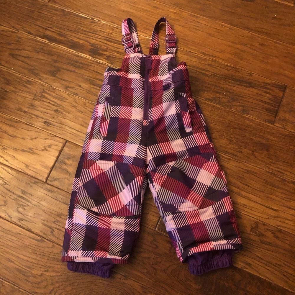 Pretty Pinks & Purple Snow Bibs